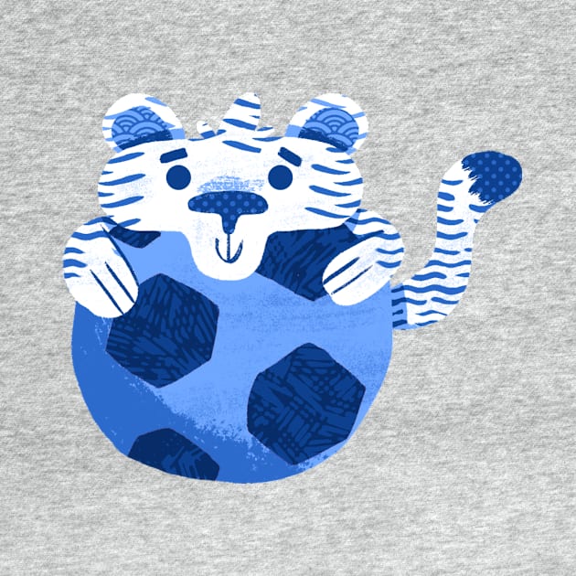 Tigers Love Soccer by arterikas